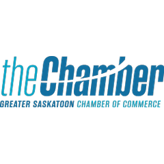 The logo for the greater saskatoon chamber of commerce