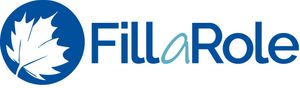 FillArole logo with blue text and a white leaf inside a blue circle