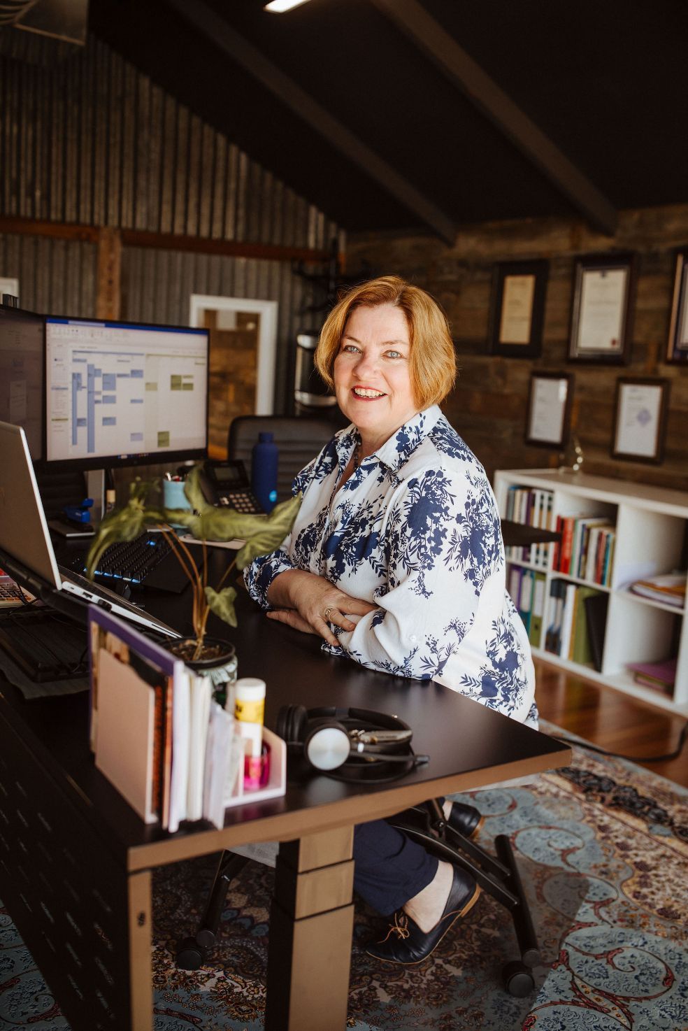 Smiling Jane At Her Desk — Catalyst Accounting & Tax in Warwick, QLD