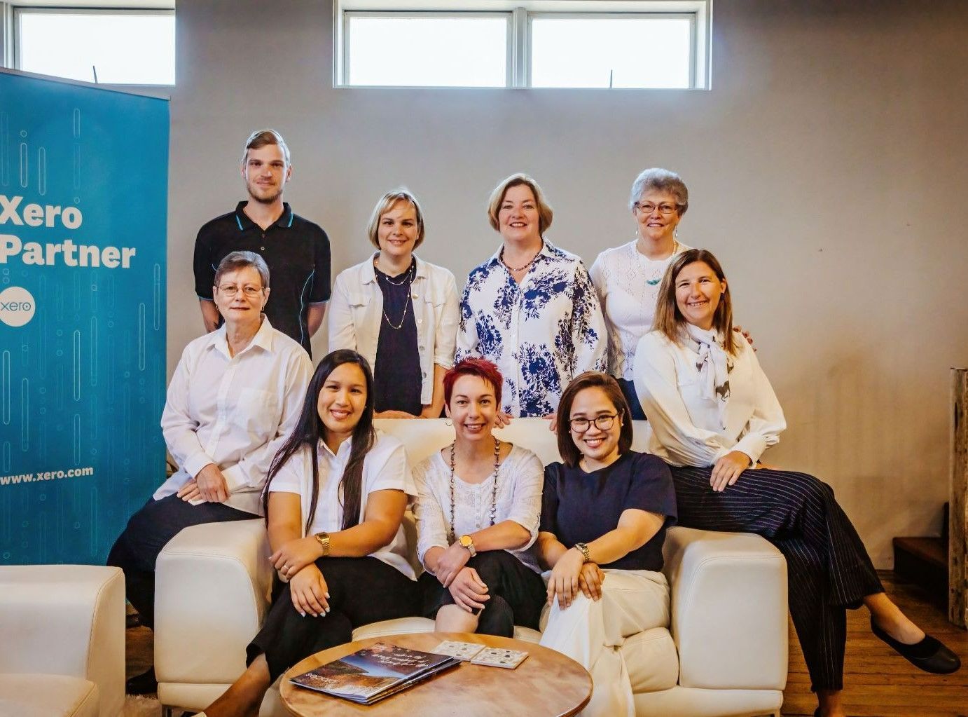 Catalyst Team With Xero Signage On The Side — Catalyst Accounting & Tax in The Atherton Tablelands, QLD