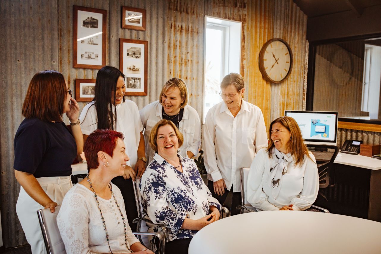 Team Laughing Out Together — Catalyst Accounting & Tax in Warwick, QLD