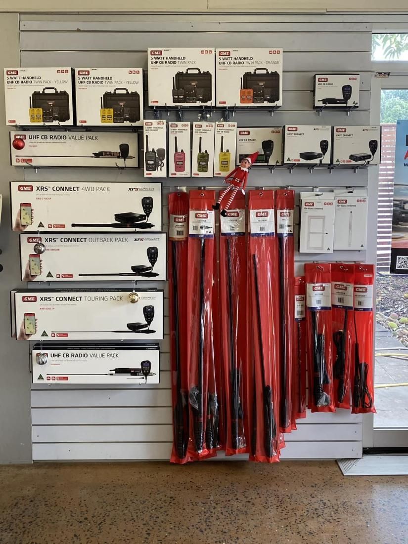 A Wall With a Bunch of Red Items on It — Emerald 4x4 in Emerald, QLD