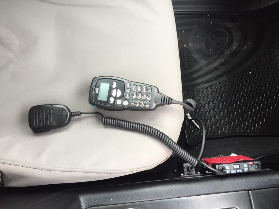 A Remote Control is Attached to the Back of a Car Seat — Emerald 4x4 in Emerald, QLD