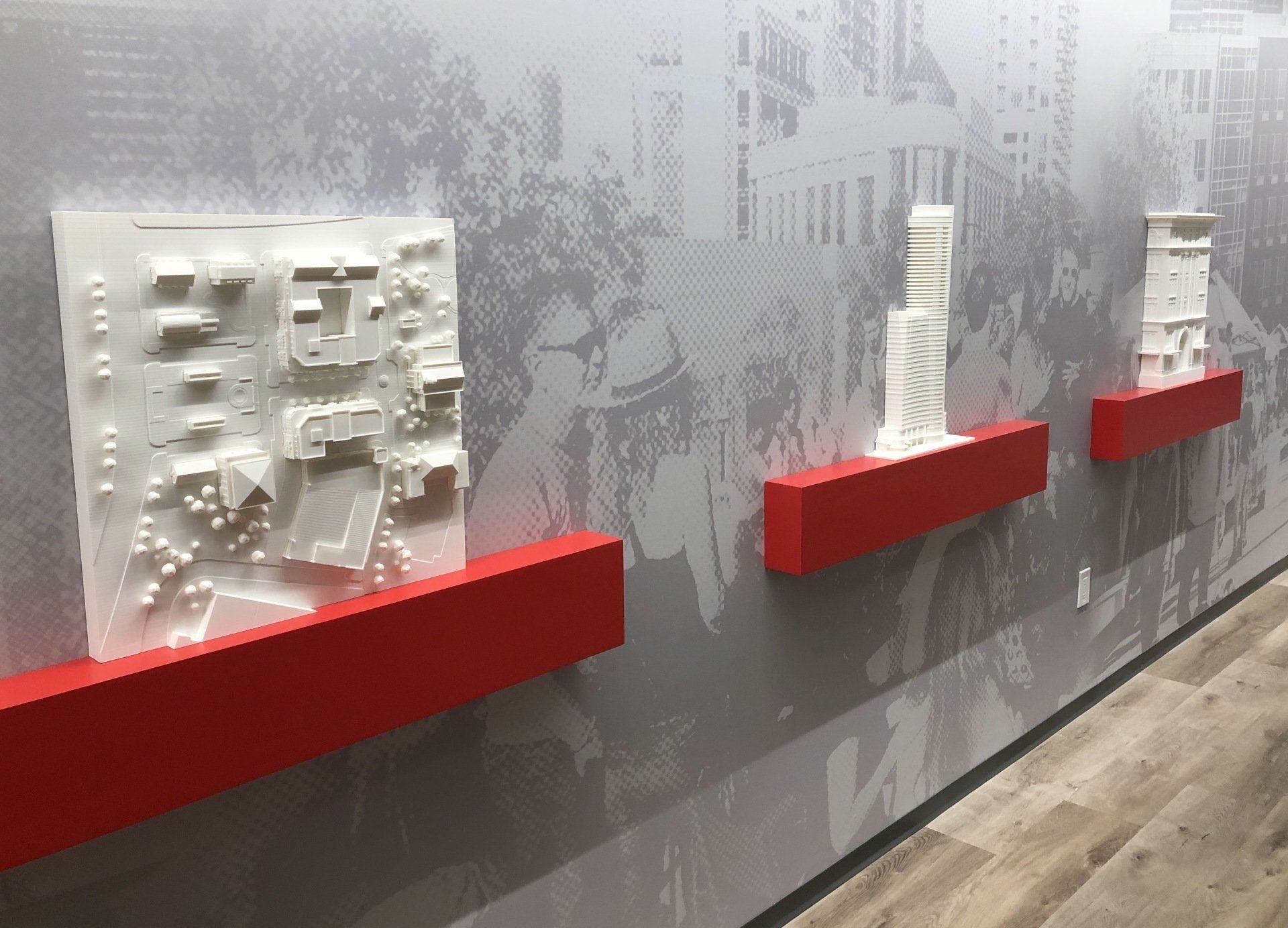 3d printed buildings for lobby