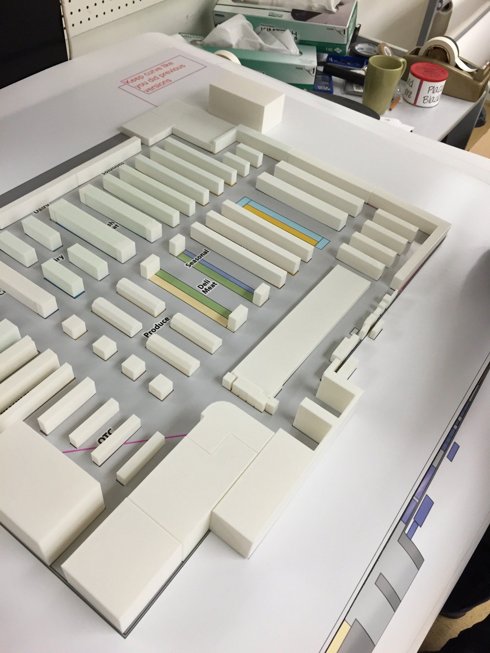 Store Layout print