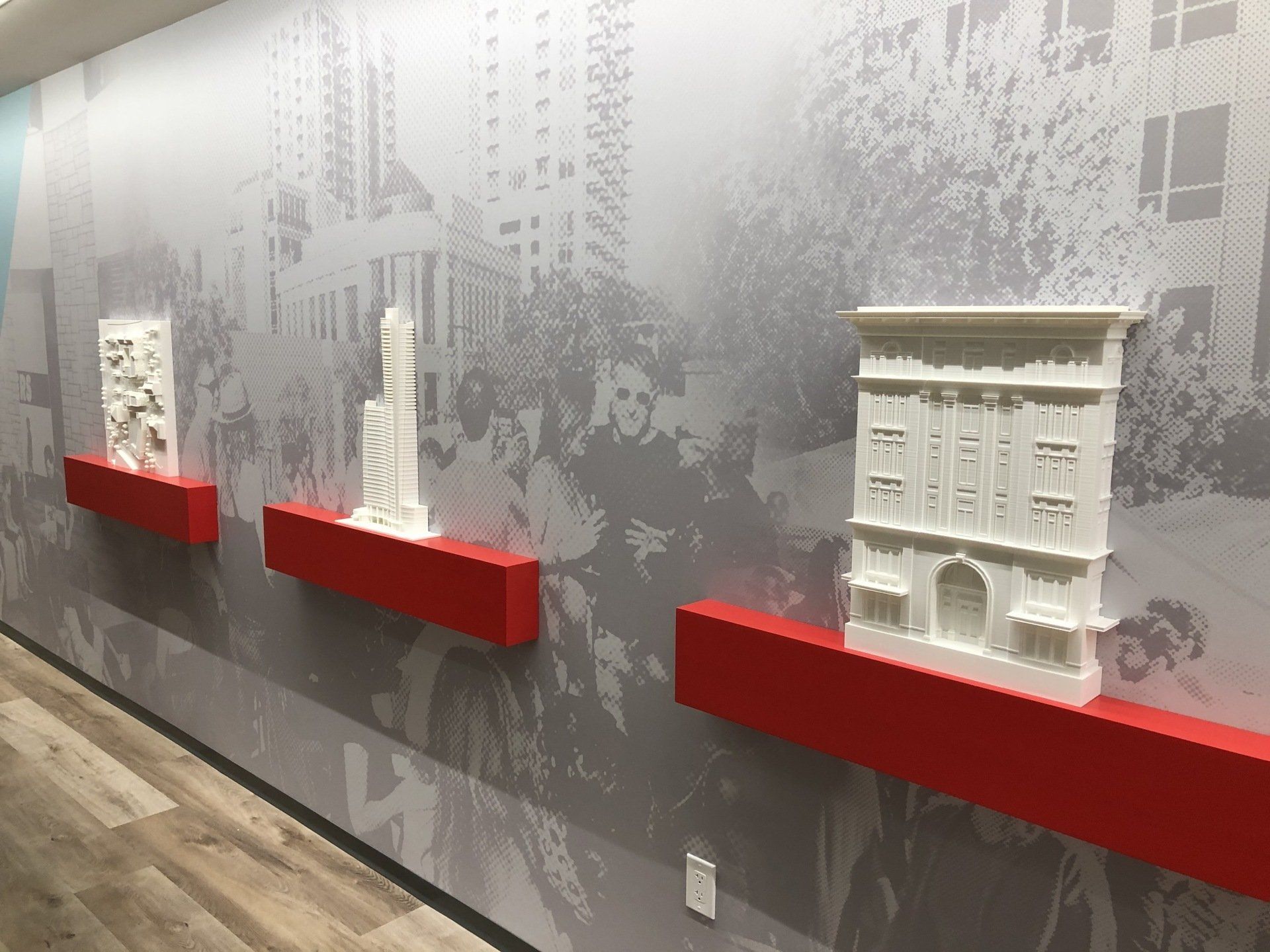3d printed model of Vegas Convention Center