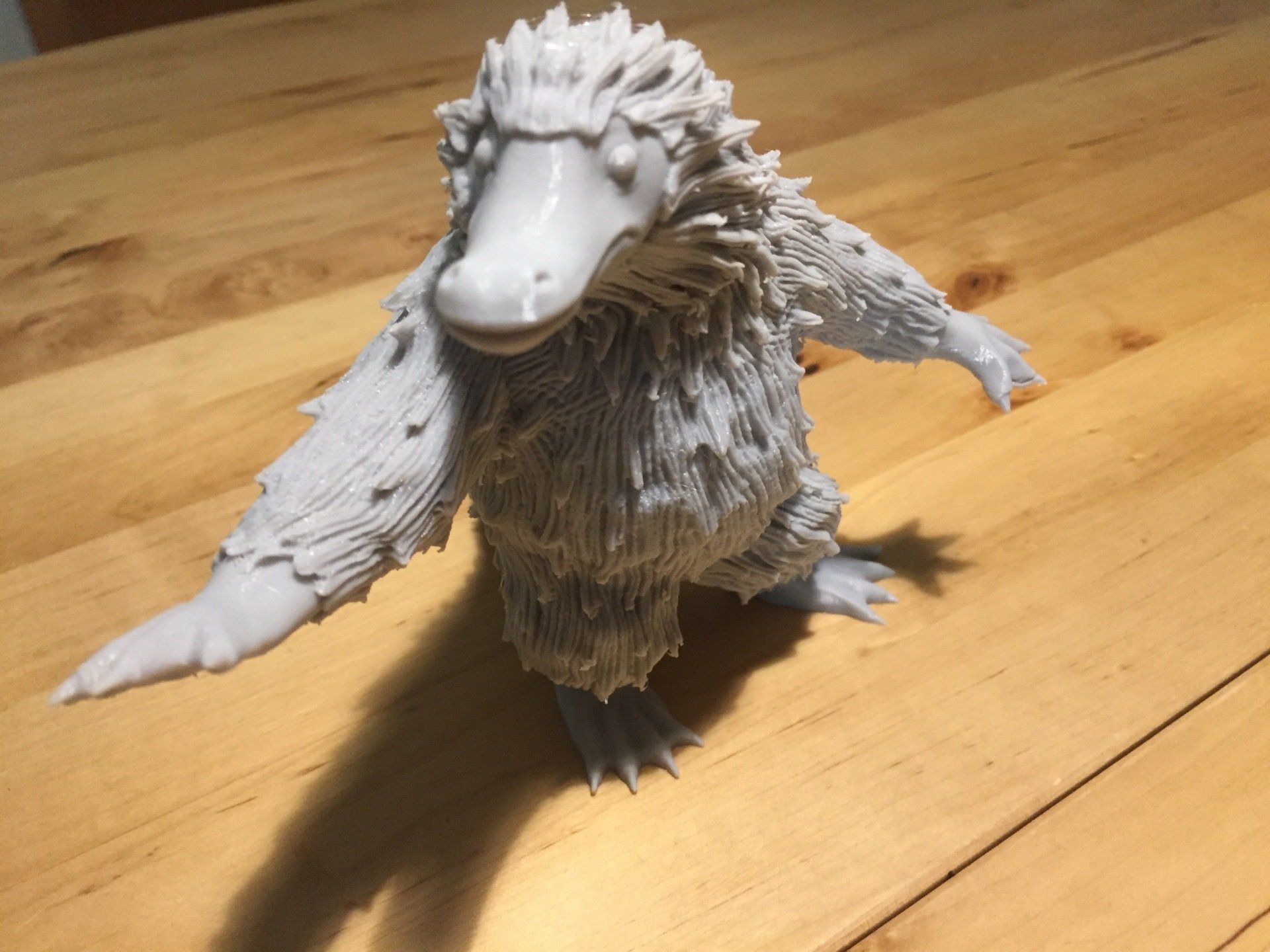 3d print of platypus sculpture 