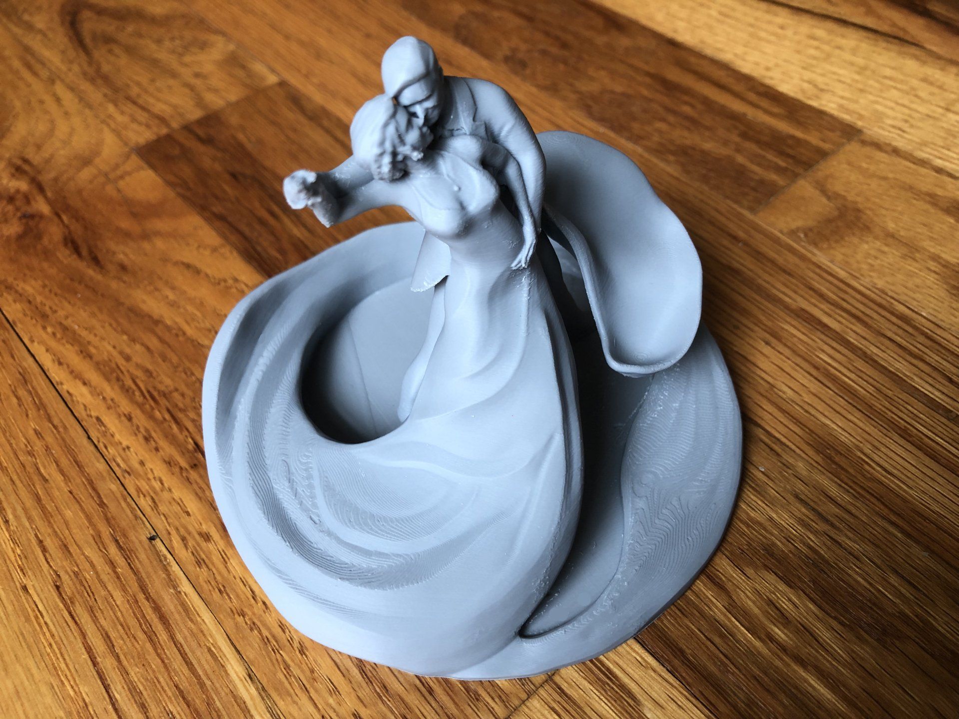 3d printed cake topper for wedding