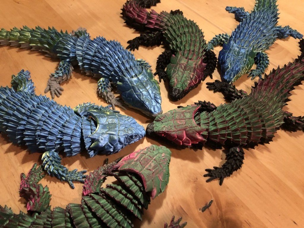3d printed lizards