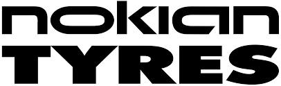 Nokian Tyres black logo on a white background