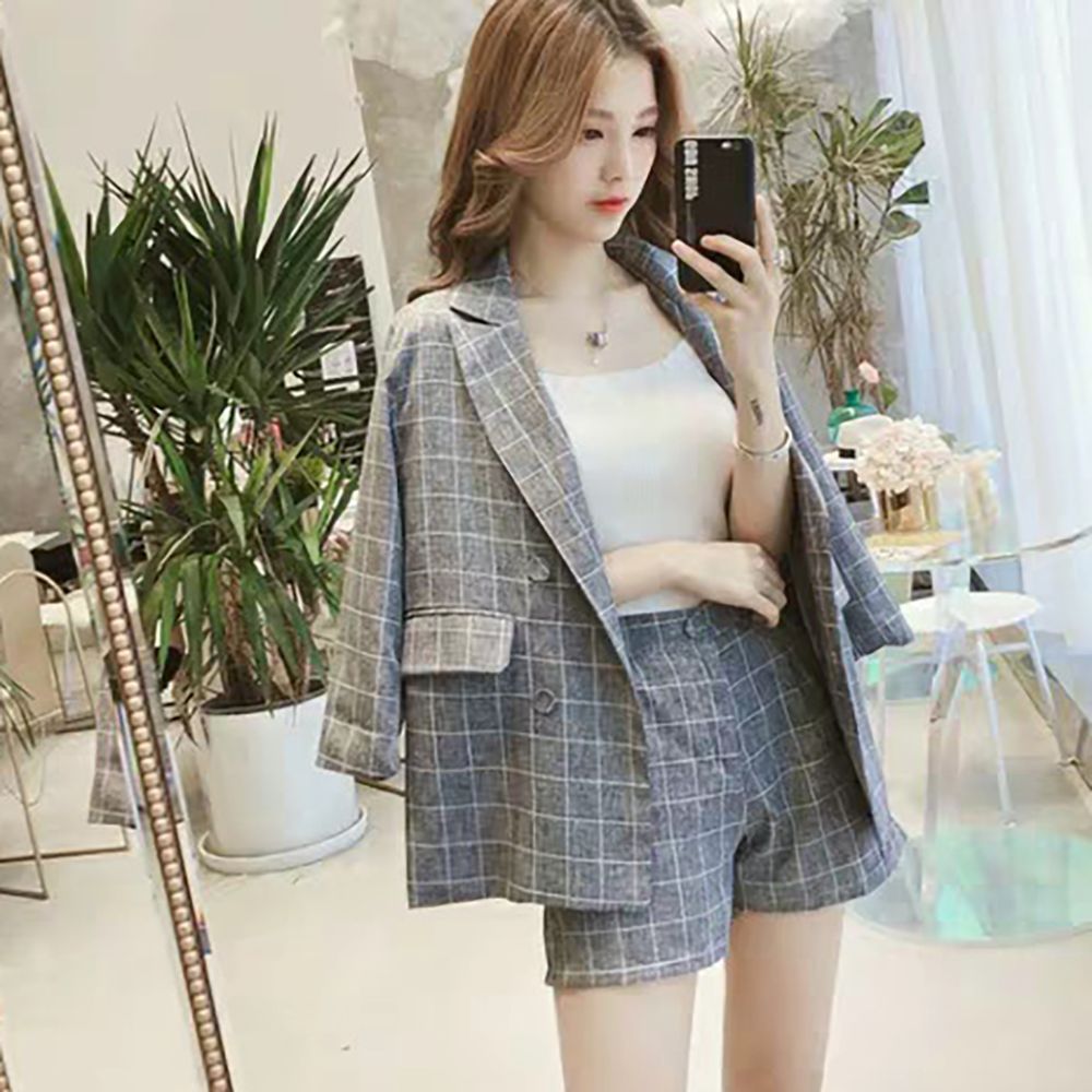 職業裝 OL 女西裝 外套 套裝 短褲 Women's business attire, suit jacket, suit, shorts