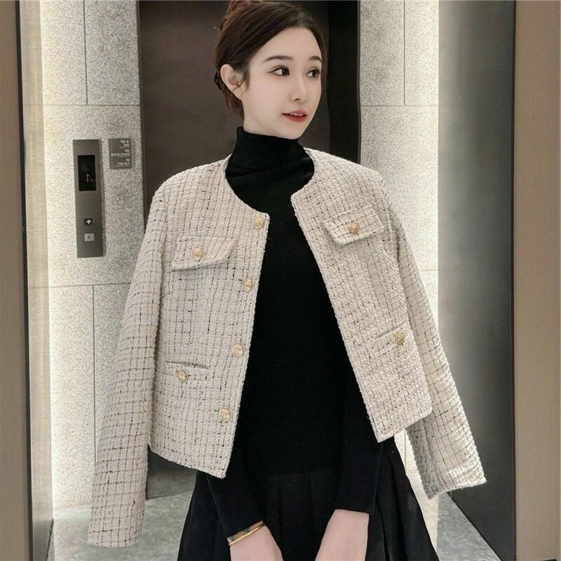 小香風外套 杏色 客製化訂購 