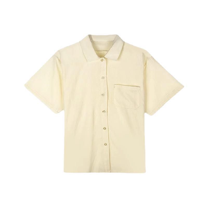 短袖 小外套 中性 襯衫 上衣 男女皆可穿 四色可選 均碼 Short-sleeved, lightweight, unisex shirt/outer layer—suitable for both men and women. Available in four colors; one size fits all.