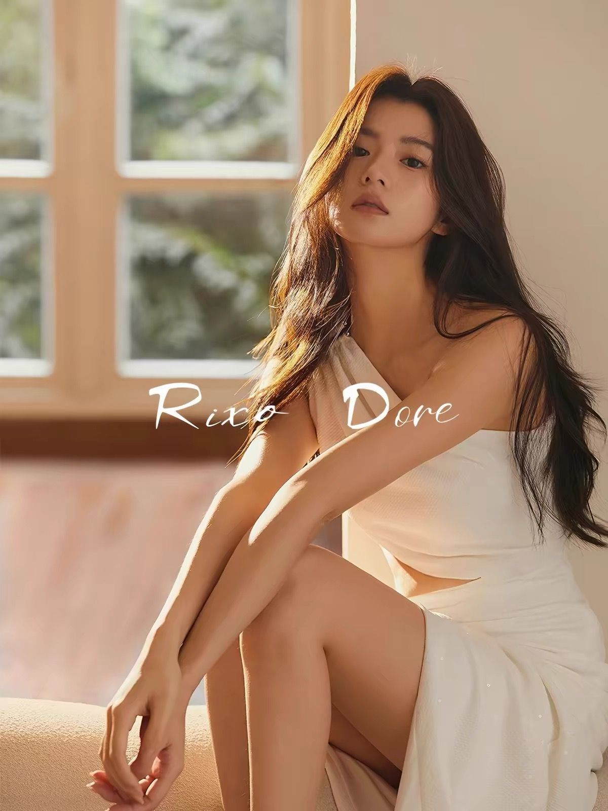 舒淇同款 純白色 露腰 挖洞 洋裝 宴會 婚禮 派對 Pure white, midriff-baring, cut-out dress — perfect for banquets, weddings, and parties.