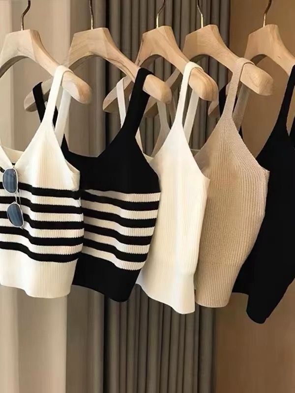 棉質 條紋款 BraTop 五款可選 Cotton-blend striped BraTop – 5 styles available