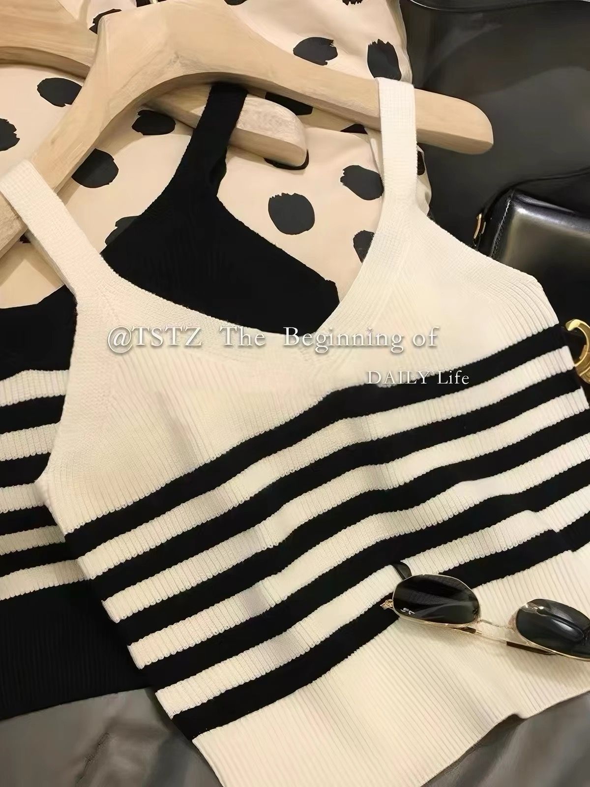 棉質 條紋款 BraTop 五款可選 Cotton-blend striped BraTop – 5 styles available