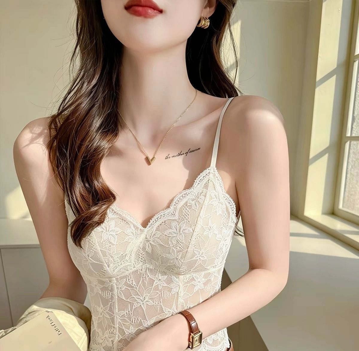 經典款 蕾絲吊帶 BraTop 五色可選 舒適 耐穿 含罩杯 五色可選 Classic lace camisole BraTop – available in 5 colors. Comfortable, durable, and includes built-in cups.