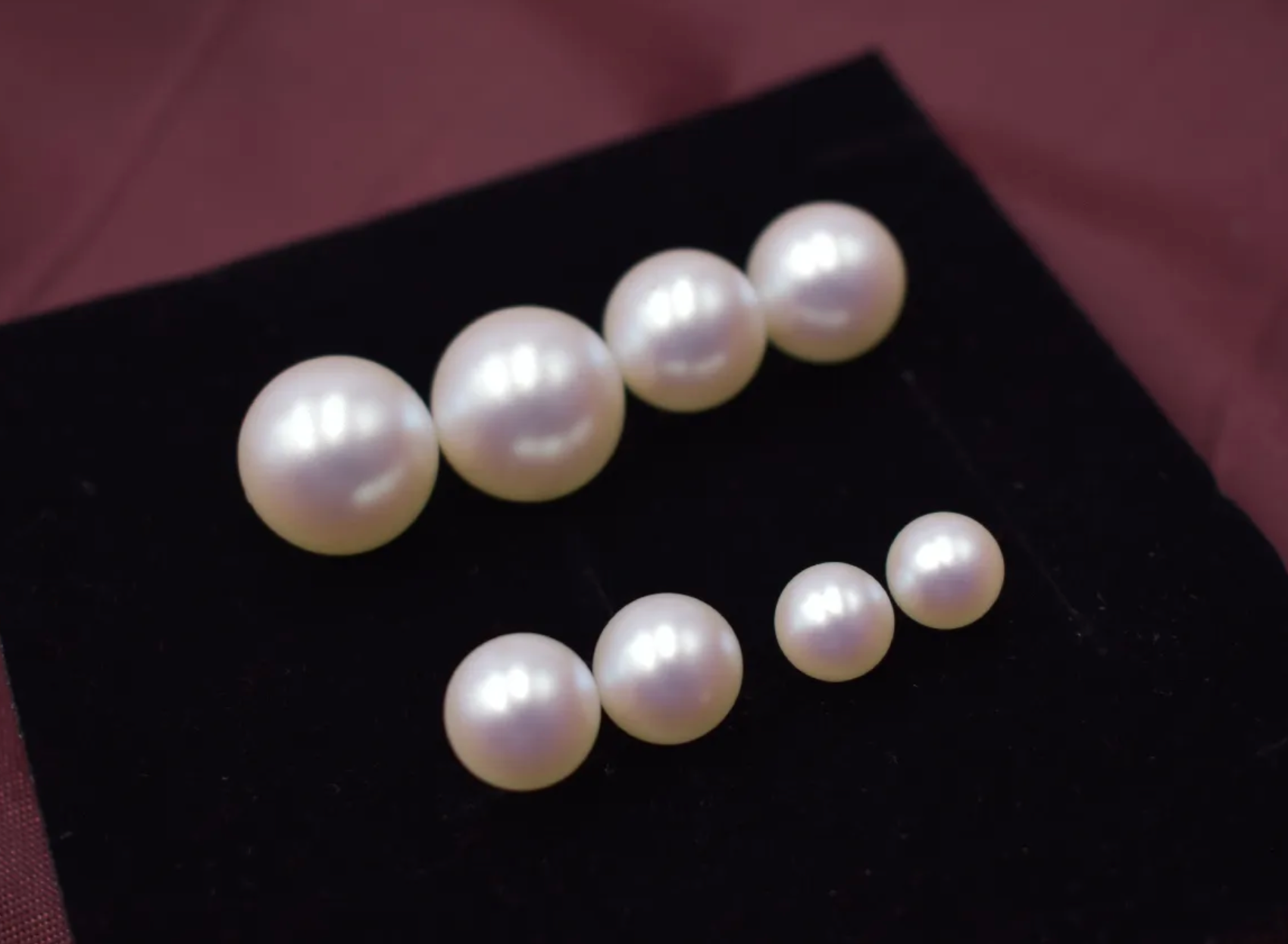 La Morongo Jewelry 海藍樂木珠寶 正圓 日本 粉光 珍珠 耳環 925銀針 La Morongo Jewelry - Round Japanese Pink Pearl Earrings with 925 Sterling Silver Needles