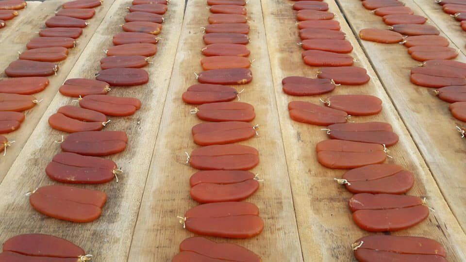 謝媽食品 推薦 日本料理店 精緻 六兩 烏魚子 一片 Xie Ma Foods Recommendation: Exquisite Japanese-Style Bottarga (Mullet Roe) – One 6-tael (approx. 225g) piece