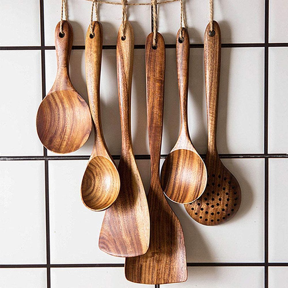 外銷精品 大樂木居 木作廚具組 湯匙 鍋鏟 漏勺 木湯匙 多件組合 每季生產花紋跟件數不同