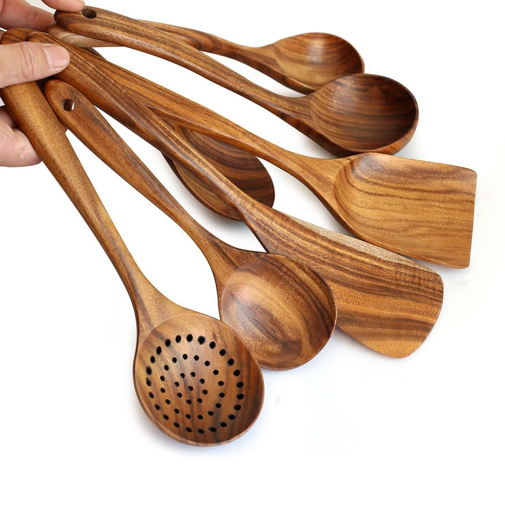 外銷精品 大樂木居 木作廚具組 湯匙 鍋鏟 漏勺 木湯匙 多件組合 每季生產花紋跟件數不同