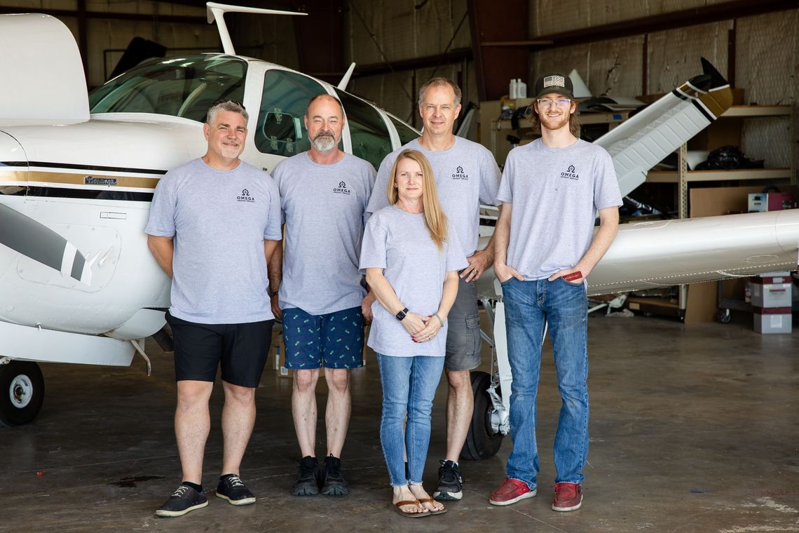 The Omega Aircraft Services team