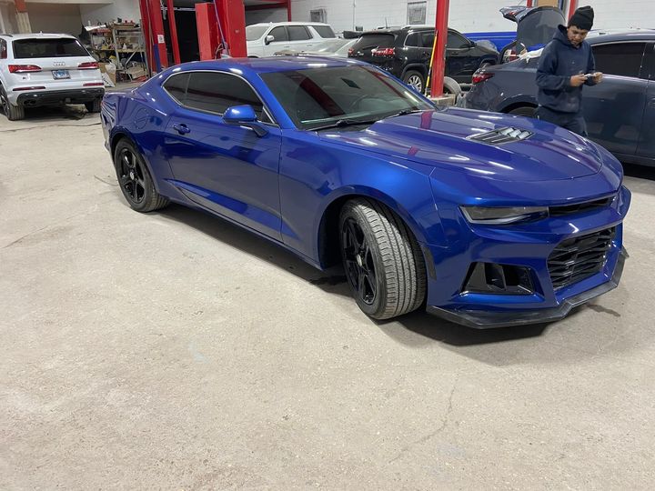 Blue Car — Chicago, IL — Ecuamex Autobody Inc.