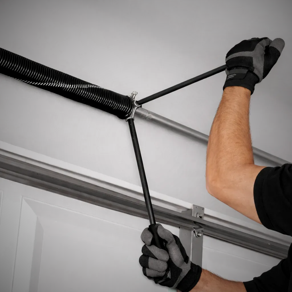 Garage door torsion spring repair in Aurora CO