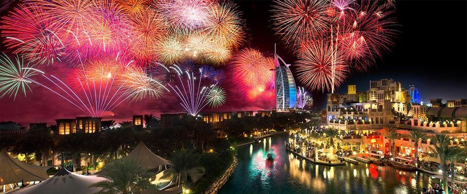 Large Fireworks Display at Night