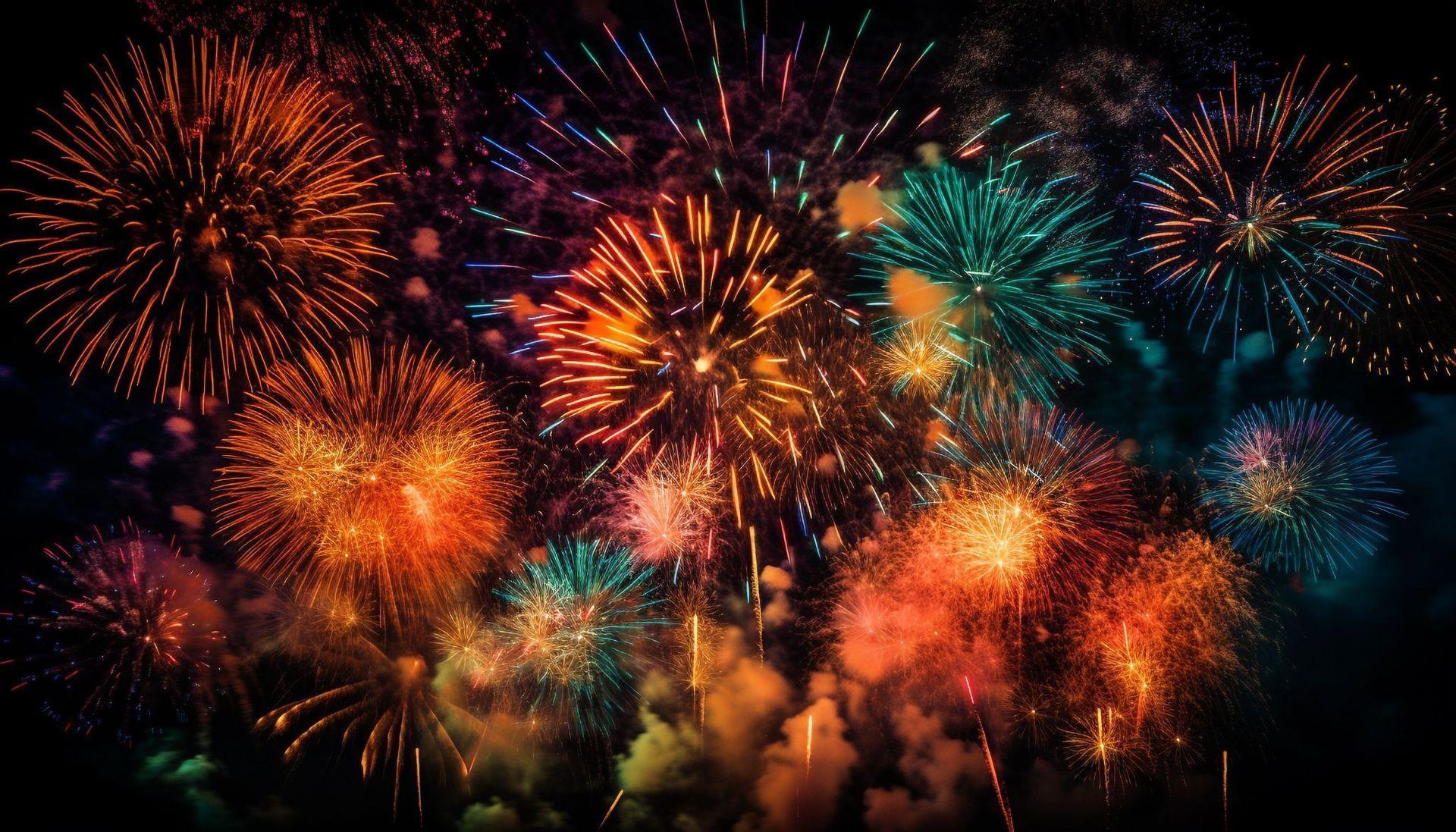 Nighttime Fireworks Show