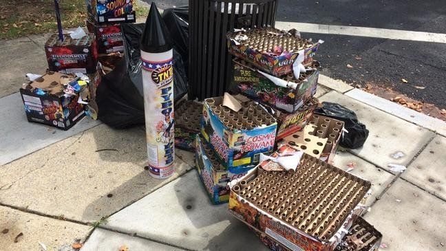 Fireworks Display Cleanup