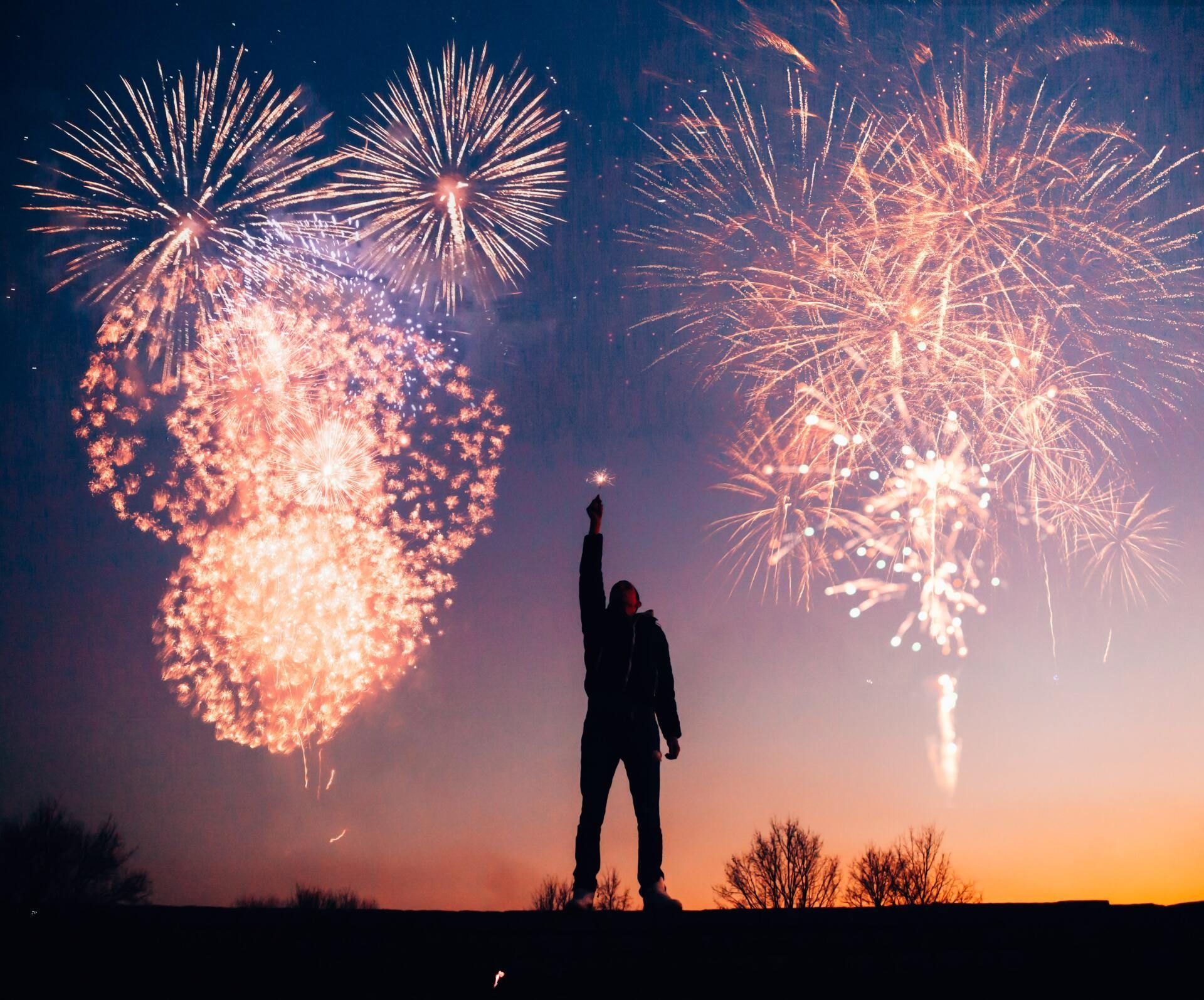 Safe Fireworks Celebration Display