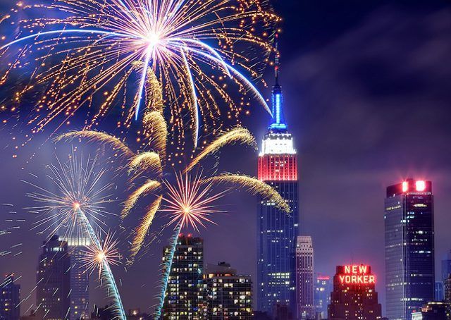 Roman Candle Fireworks Display