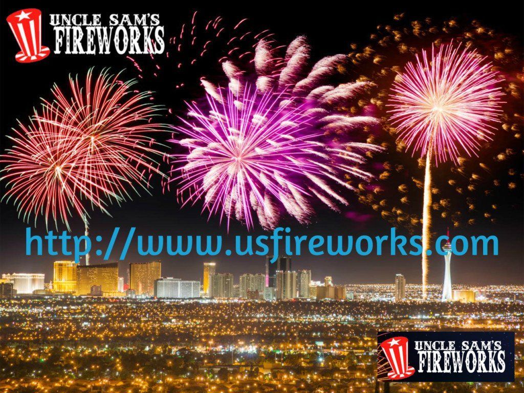 Colorful Fireworks Display