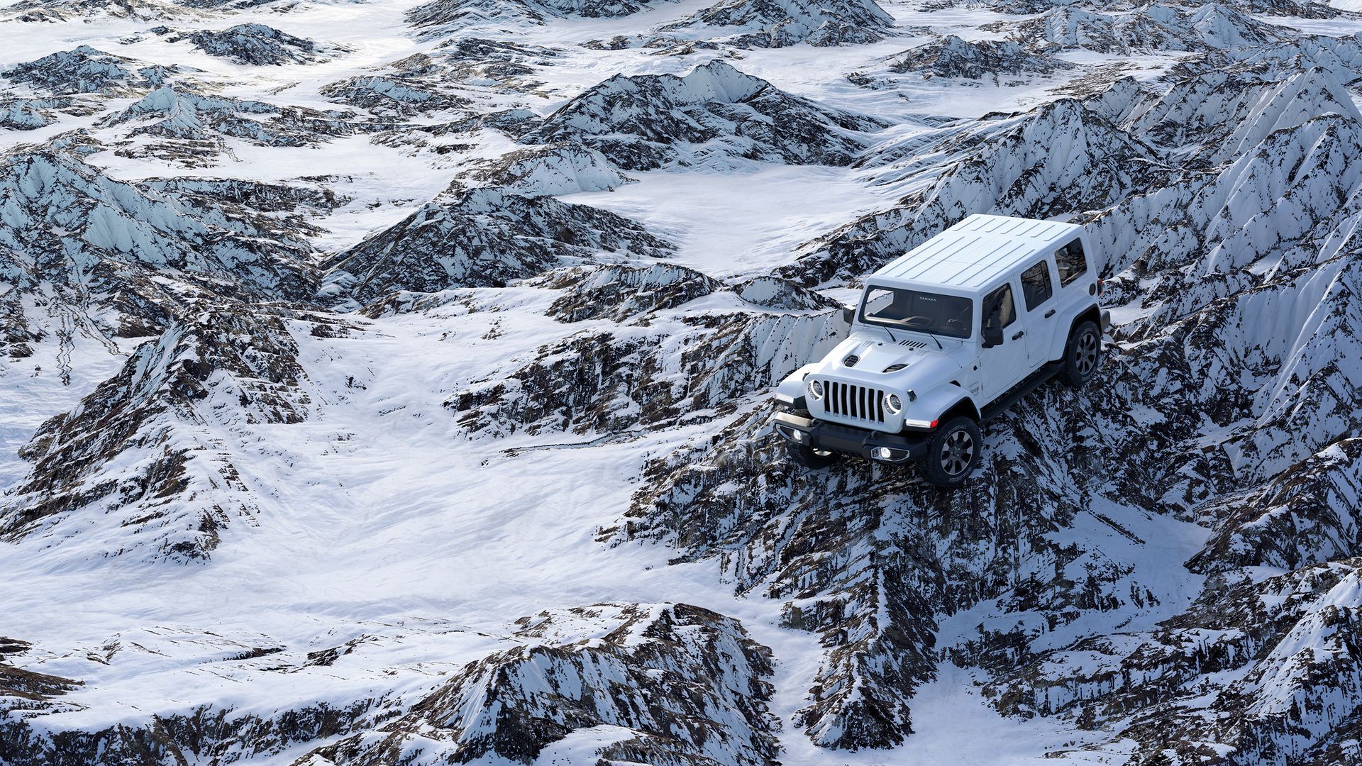A Jeep rendered in KeyShot