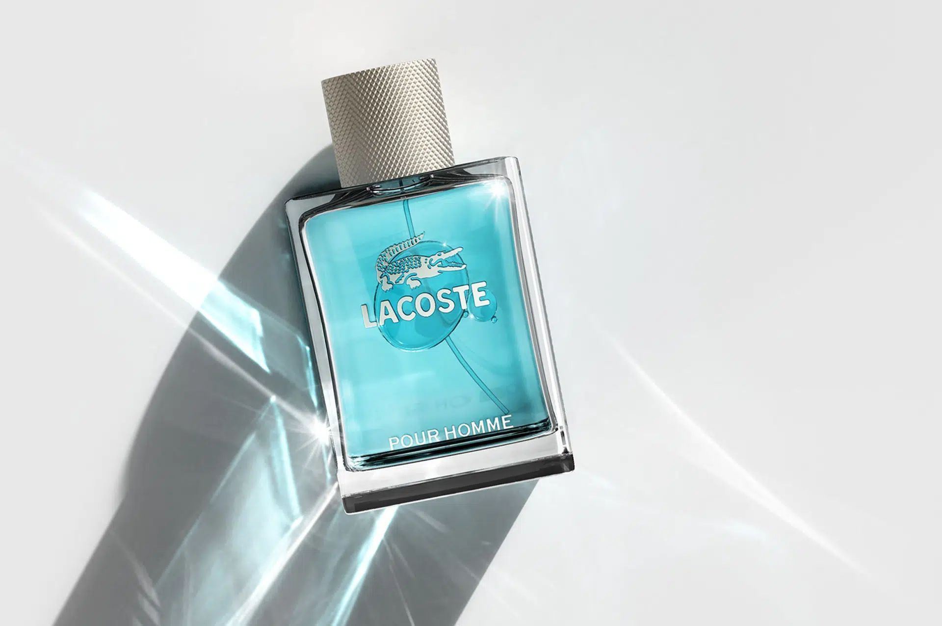 A cologne bottle rendered in KeyShot