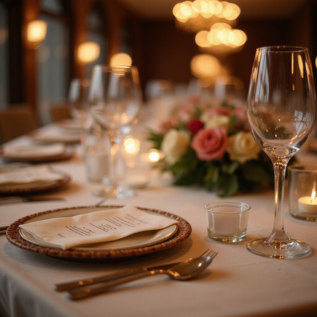 Image of a table with settings