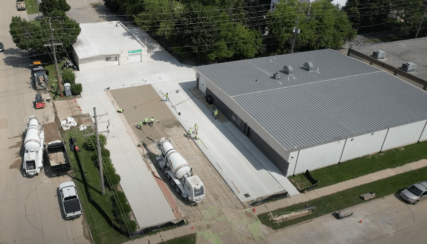 Concrete Driveway Pouring