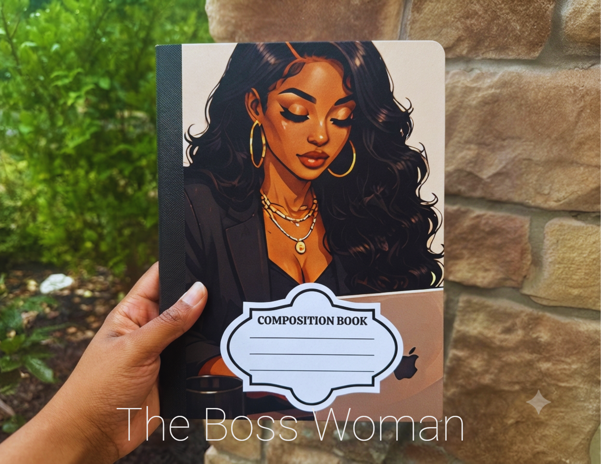 Glow Girl Universe | Personalized Composition Notebook