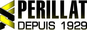 Logo pour Perillat, avec des formes géométriques et le texte « PERILLAT DEPUIS 1929 ».