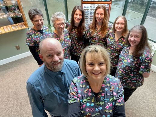 Group Photo of Medical Team | Grass Valley, CA | Grass Valley Eyecare Optometric Inc.