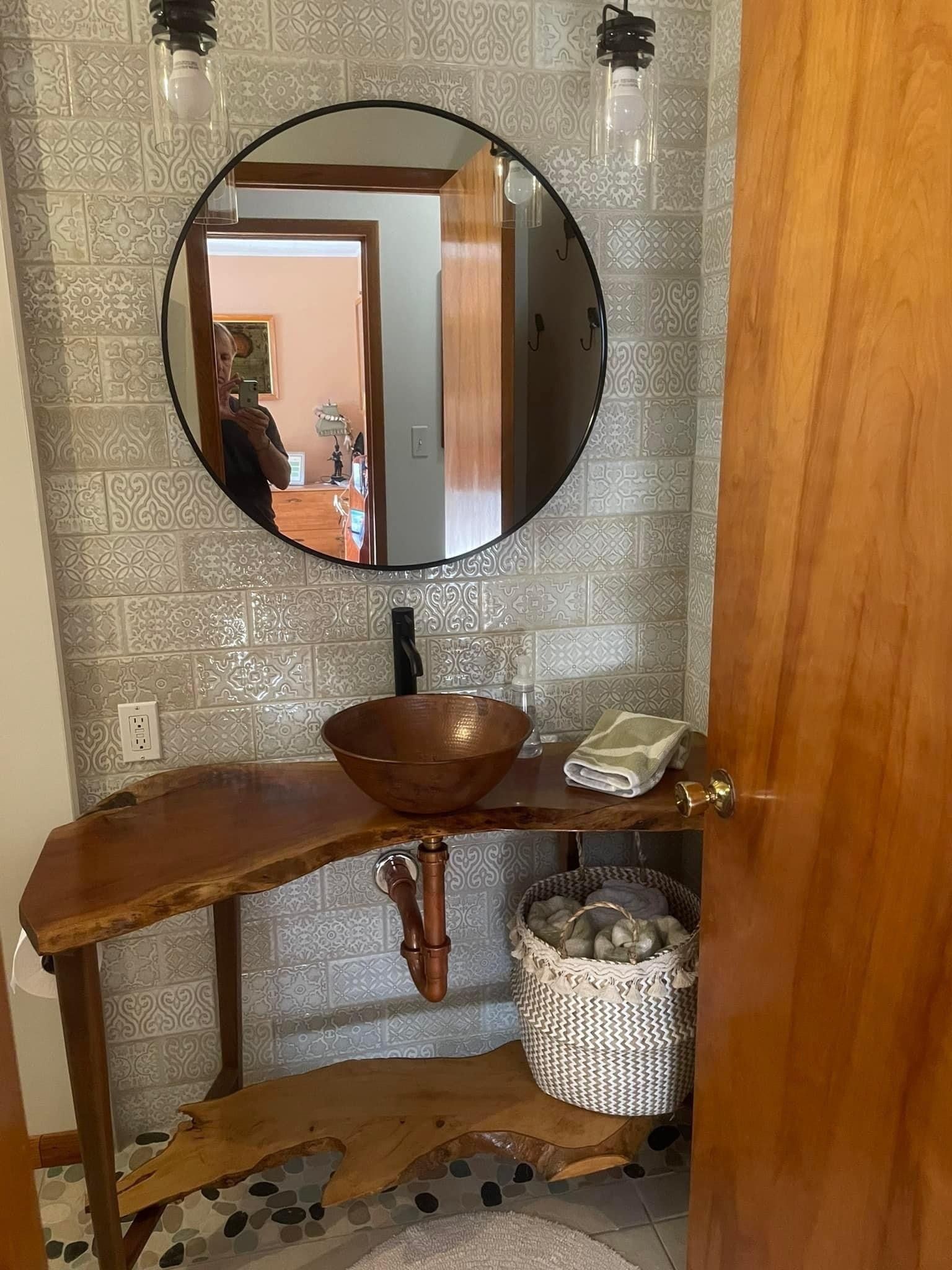 Eclectic Guest Bath 