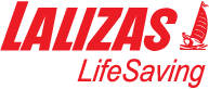 LALIZAS LifeSaving logo in red text with a sailboat icon