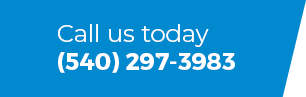 A blue and white sign that says `` call us today ''