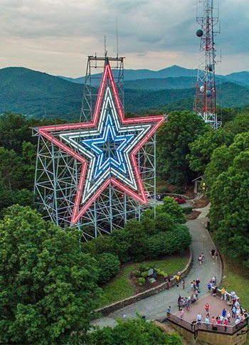 Roanoke Star on Mill Mountain