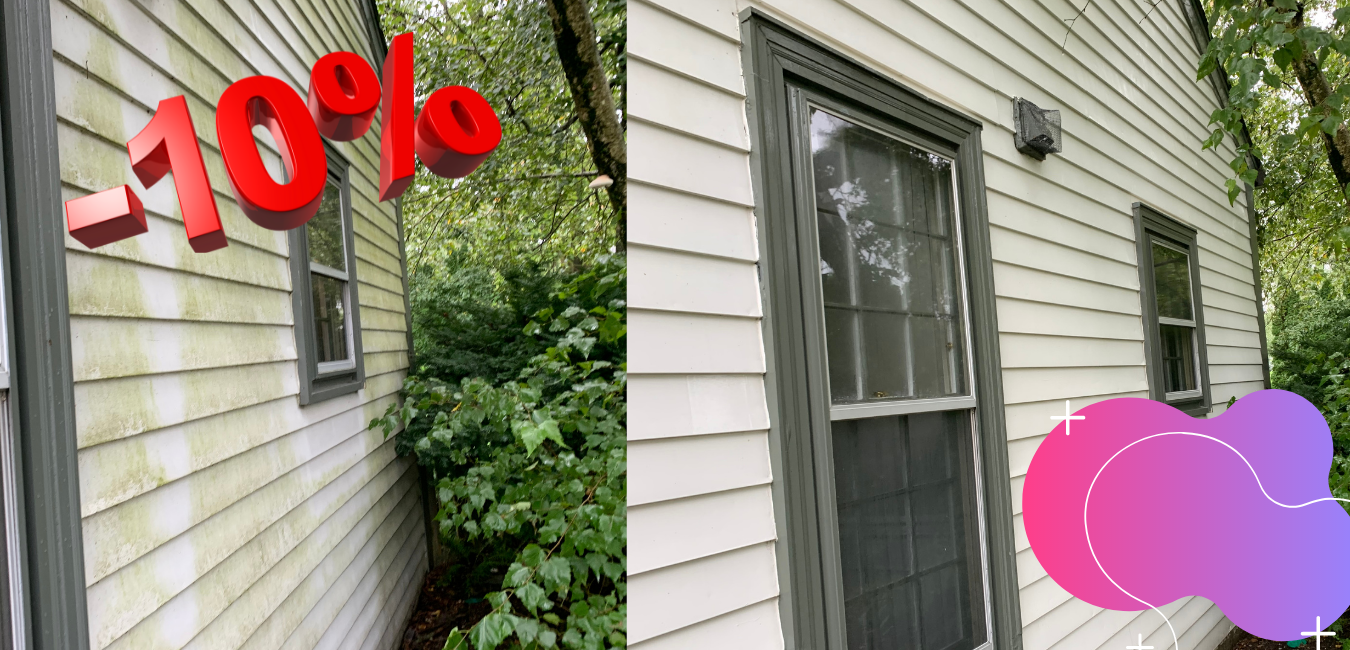 Exterior Cleaning Discounts Pressure washing service discount