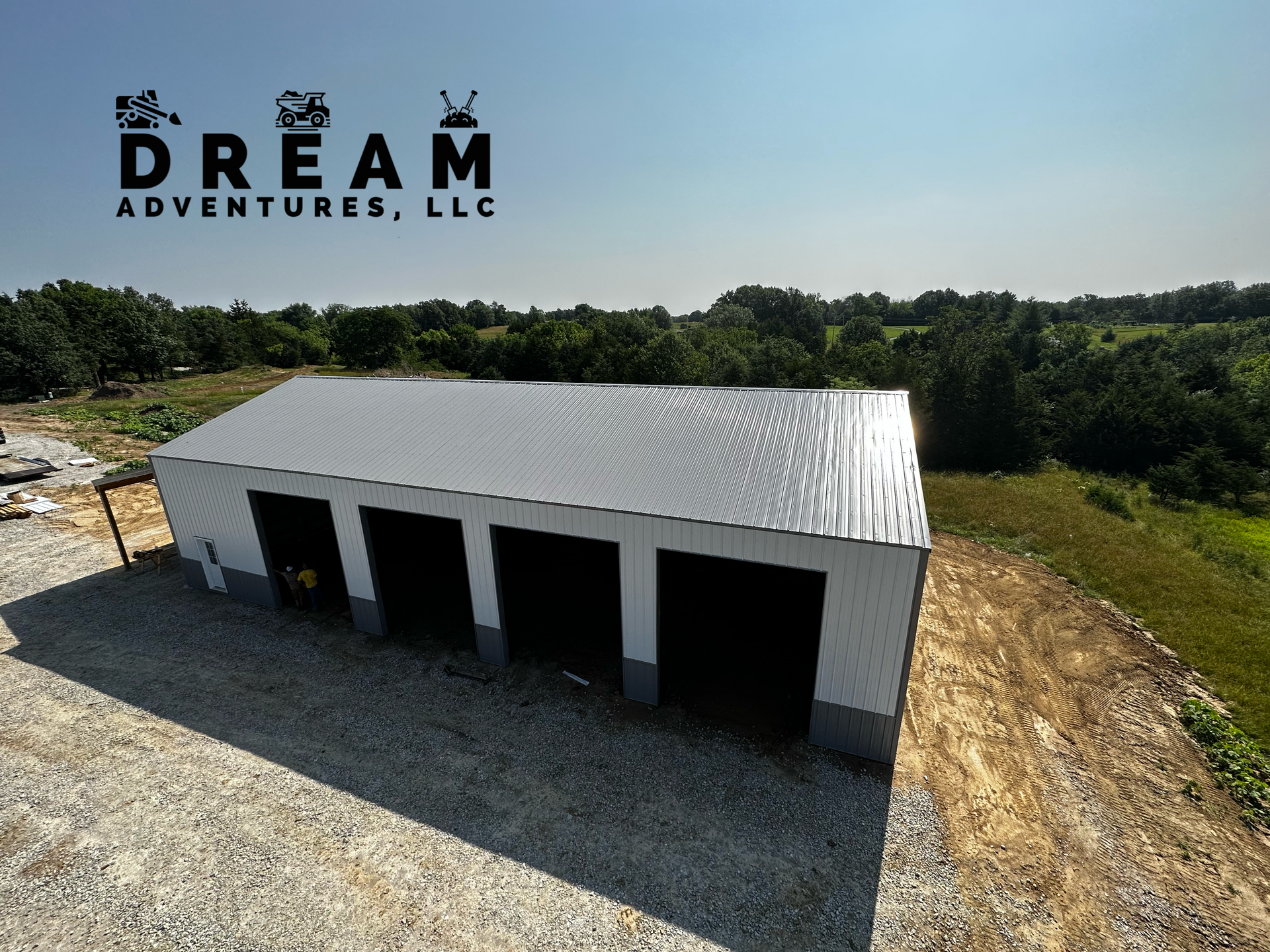 an aerial view of a dream adventures llc building