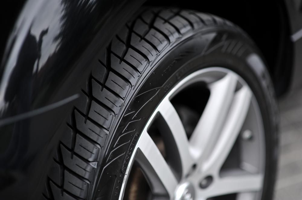 A Close up Of a Tire on A Car Wheel — Petersen's Second Hand & New Tyres in Currajong, QLD