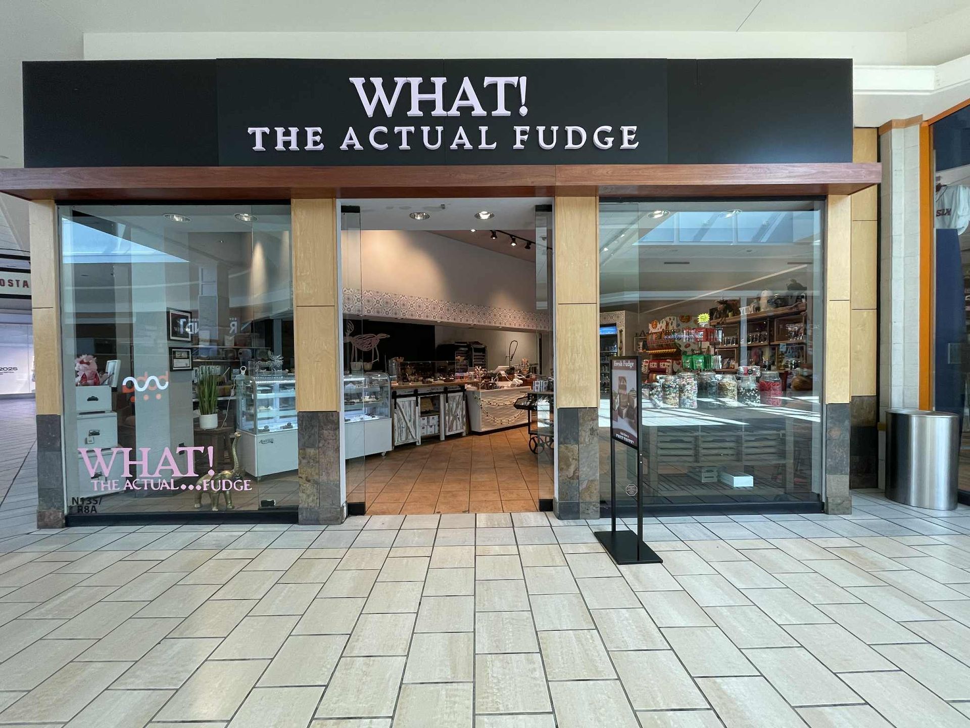 The exterior of a