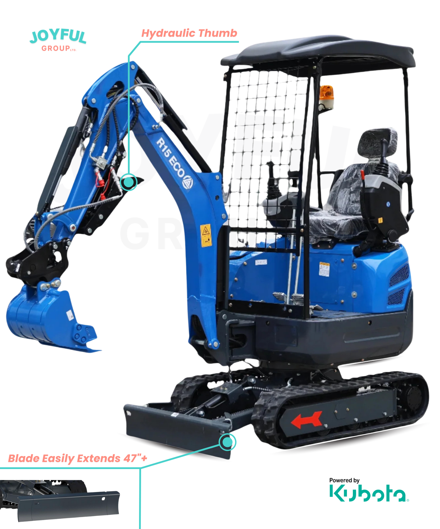 Rippa R15 1.5 Ton Mini Excavator for Sale in Canada